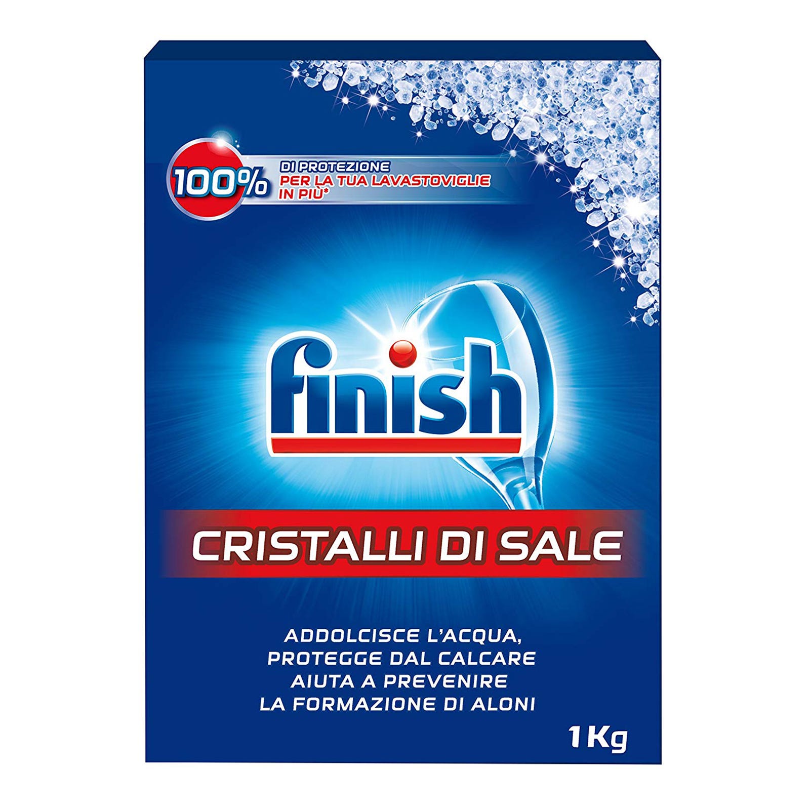 Finish Sel Cristaux Lave-Vaisselle 1 Kg