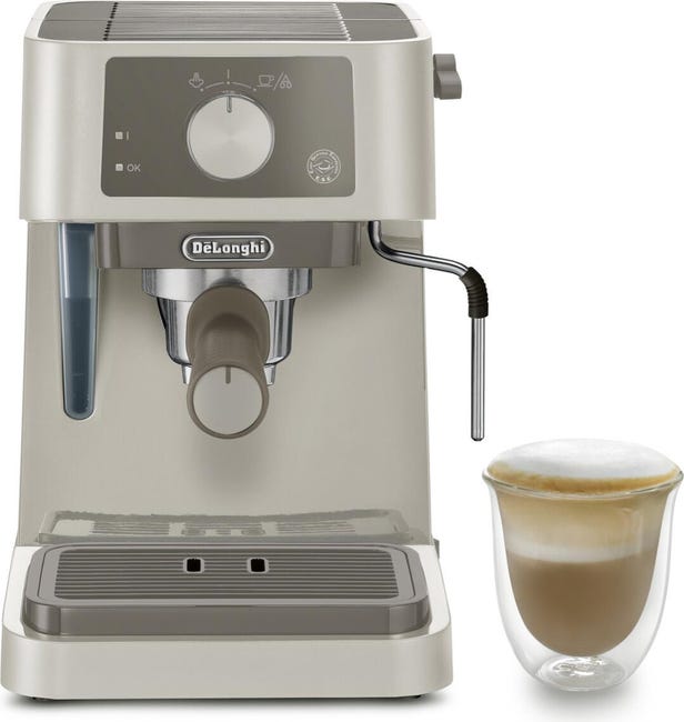 De Longhi EC235.CR Macchina Caffè Manuale Espresso 2 Tazze 1 Litro Stilosa