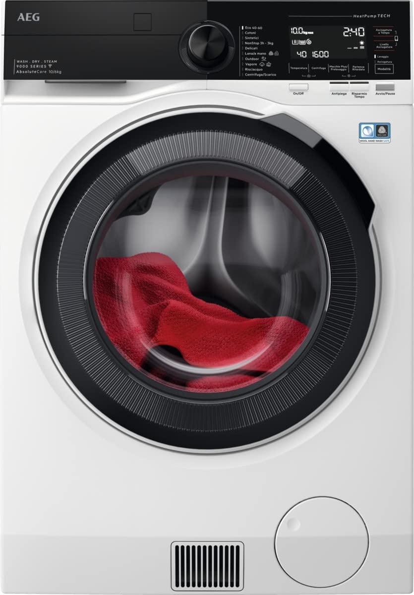 AEG Serie 9000 lavadora-secadora Independiente Carga Blanco C | Leroy Merlin