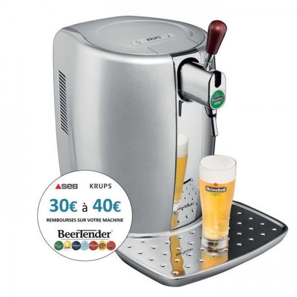 Tireuse à bière KRUPS Beertender® - Compatible fûts 5L - Bière fraîche et  mousseuse - Loft Ed VB700E00 - Cdiscount Electroménager