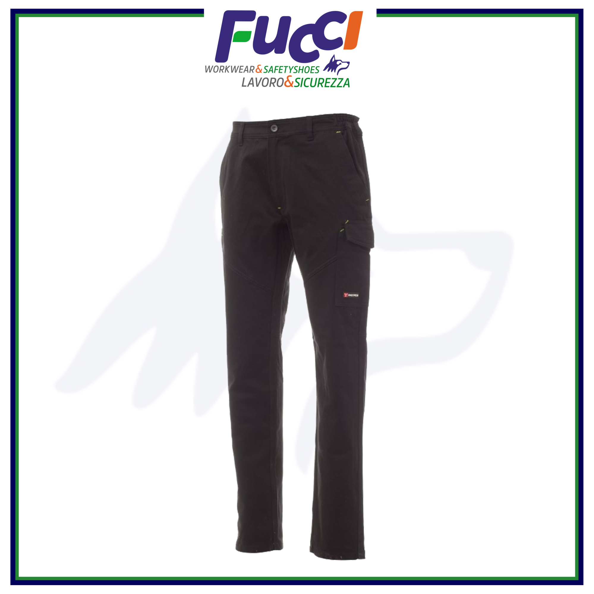 Pantalone Da Lavoro PAYPER 100% Cotone | Unisex Uomo Donna | Tasche Multiple | Vita Alta | Blu Navy - Foto 8