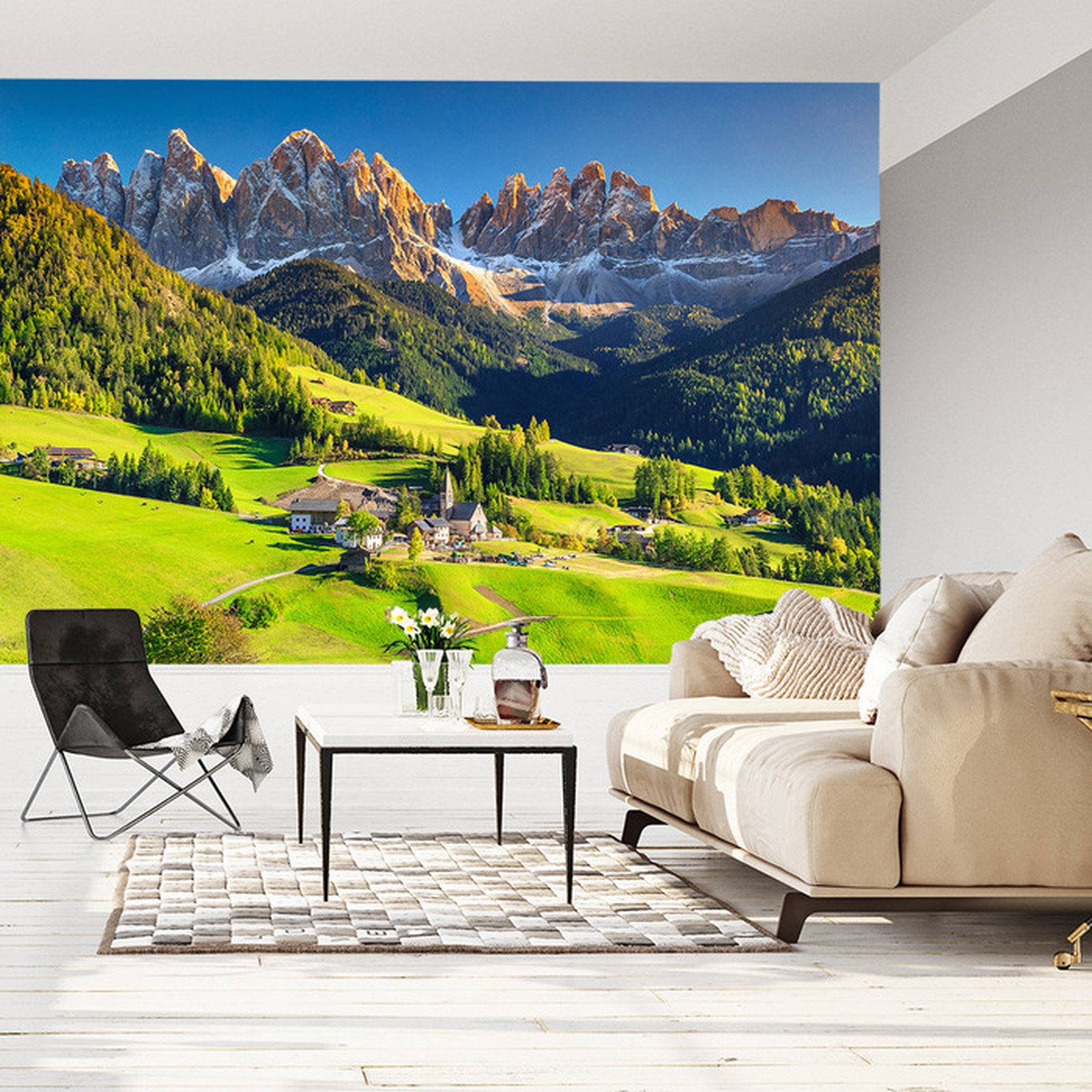 Carta Da Parati Paesaggio Di Montagna- Dimensione: 135x90 Cm | Leroy Merlin - Foto 5