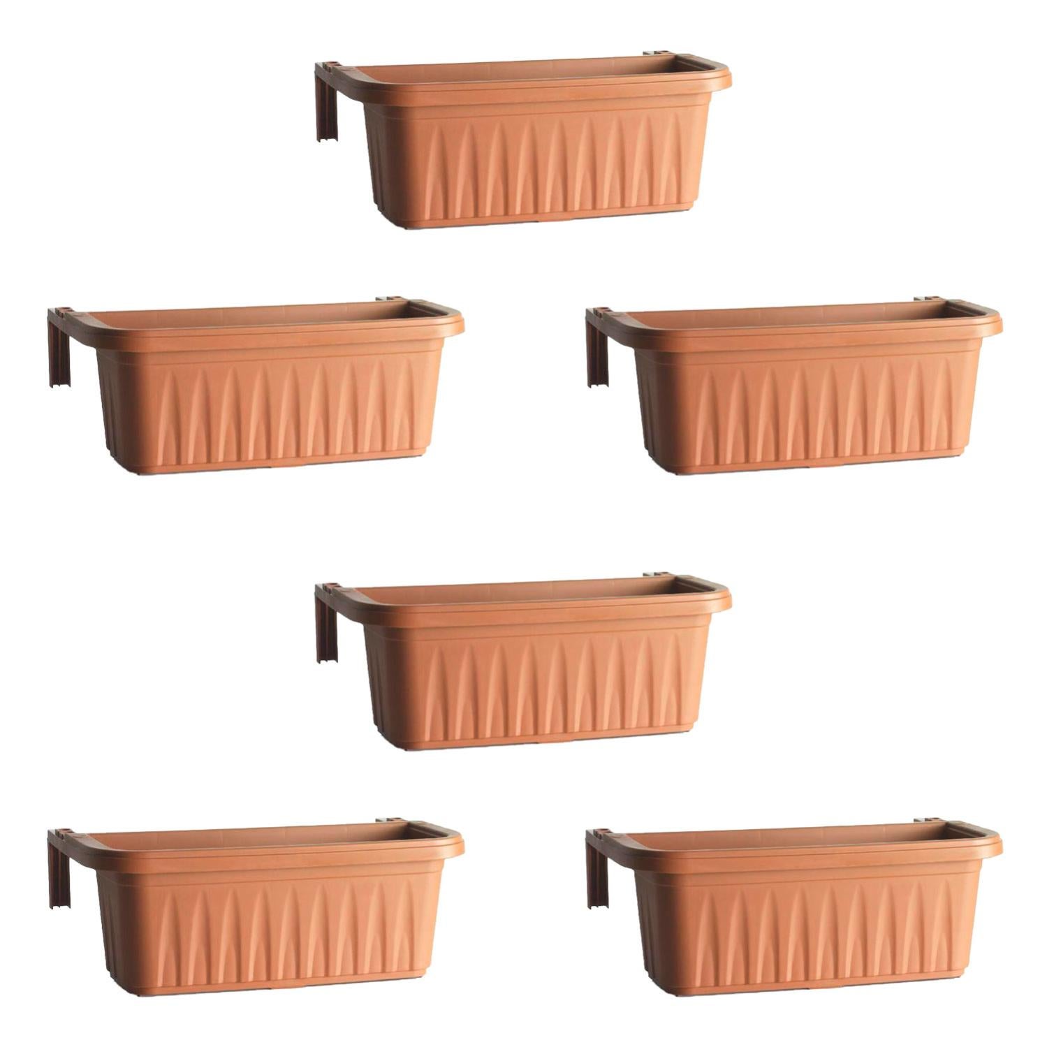 Fioriera rettangolare KOS 78X38 H30 con riserva d'acqua - TERA | Leroy