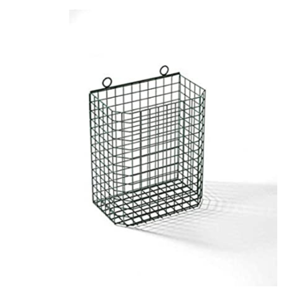 Tildenet Cesto Da Parete In Metallo Nero 40 Cm Con Rivestimento In Cocco - Fioriera Da Giardino Resistente Alle Intemperie, Ideale Per Porte E Pareti