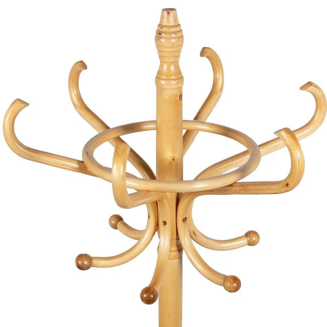 PERCHERO DE PIE MADERA MIEL Envio gratis Peninsula Leroy Merlin