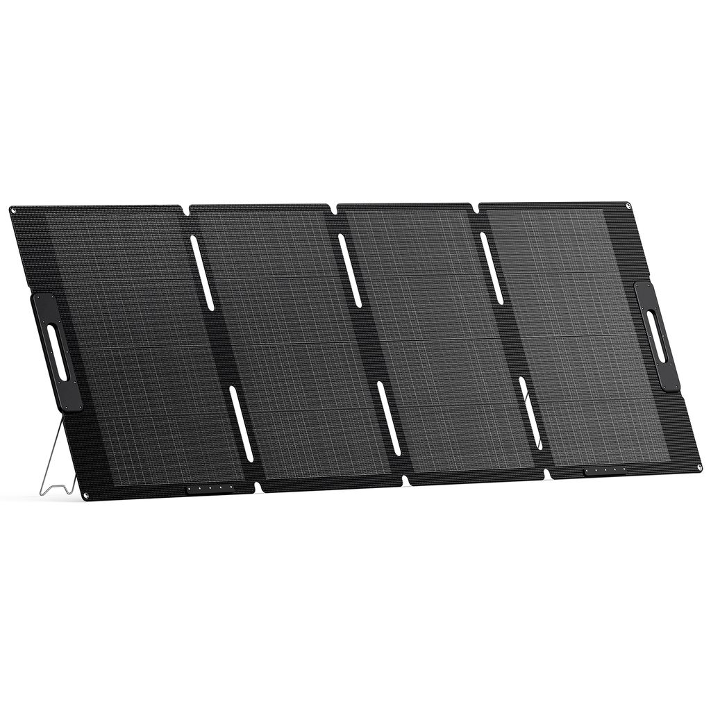 Panel Solar BLUETTI PV200, 200W Monocristalino PV200 Panel Solar  Fotovoltaico Plegable y Portátil IP54 con Asa de Puerto y Patas Ajustables