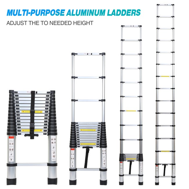 Escalera telescópica de aluminio MULTI