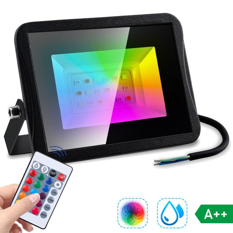 Luci Solari Da Giardino RGB A Led, 2 Pezzi, 7 Colori, Con Palo Regolabile 21-35 Cm, IP44, Per Vialetti, Prato E Patio - 3