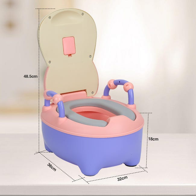 Wolka Pot d'Apprentissage Siège de Toilettes Pot bébé pliable avec