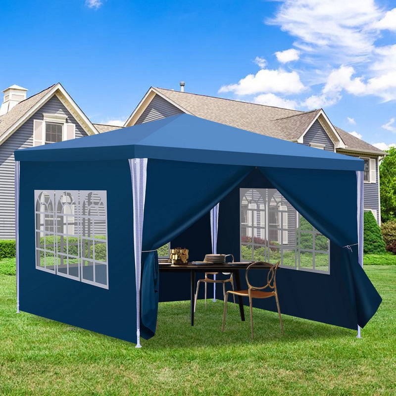 Tenda per eventi aziendali Easy Clean 3x3m Blu