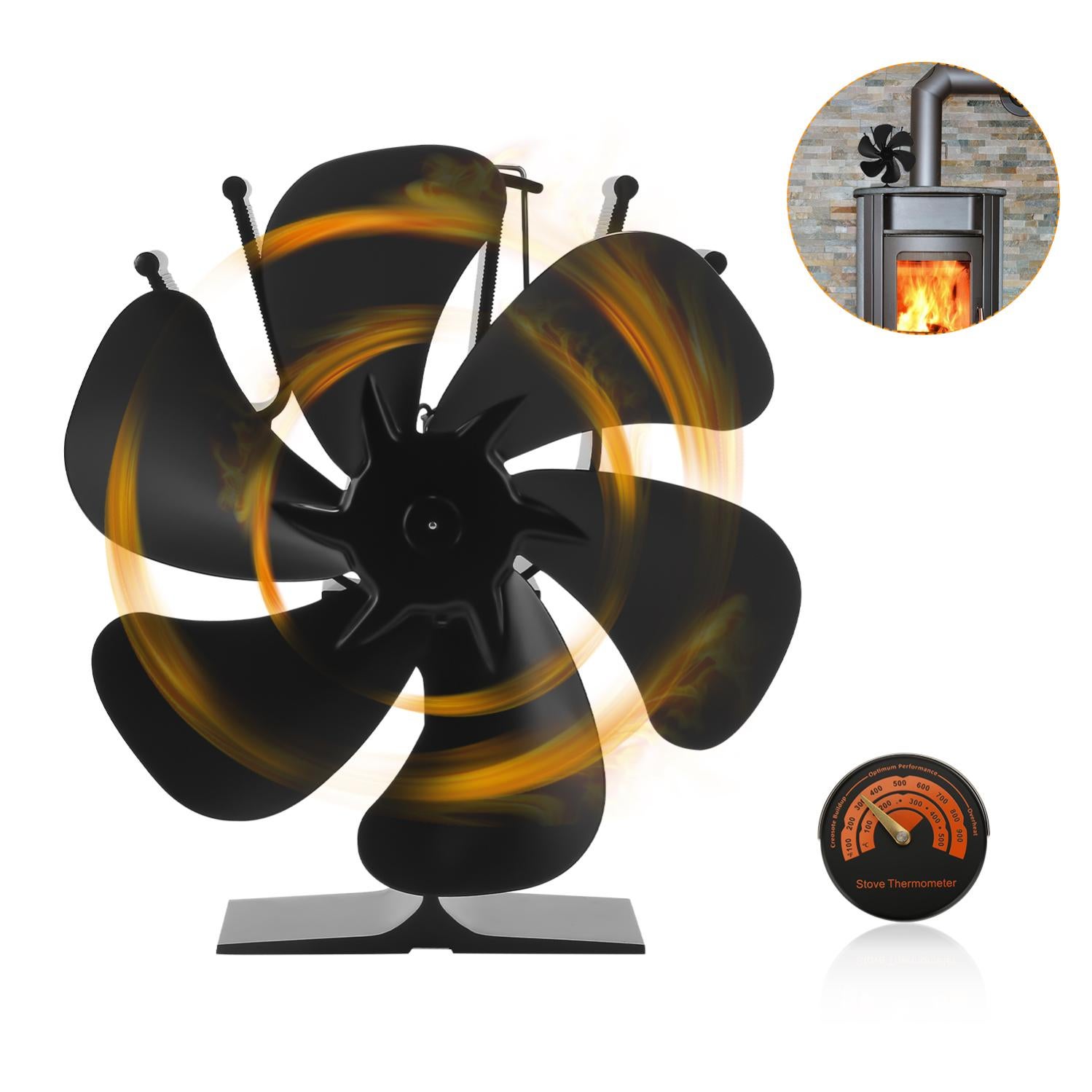 Valiant Ventilateur de poêle à chaleur magnétique Remora
