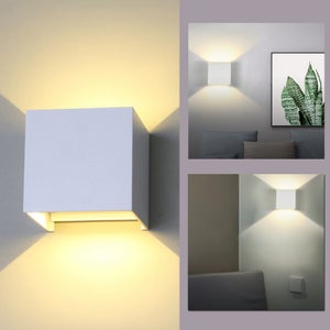 Applique da parete a LED per bagno Up down Light Applique da parete moderna  per esterni IP65 Lampada da corridoio 12W Bianco bianco caldo