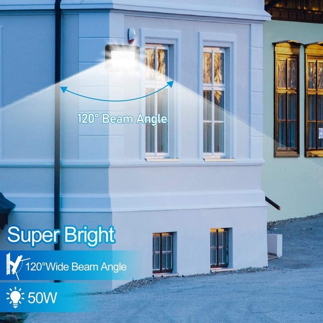 Projecteur LED de chantier 2x30W 2x3000lm 4000K avec trépied ajustable -  garantie 3 ans