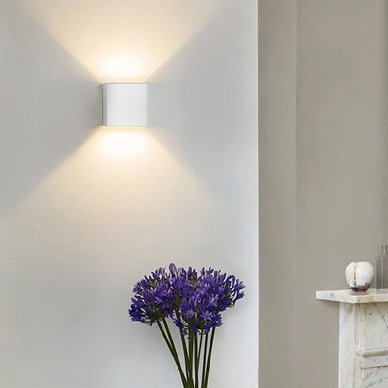 Applique Murale Extérieur/Intérieur 12W LED IP65 Réglable Design Moderne  Blanc