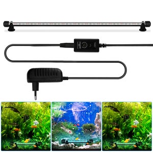 62cm LED Acquario RGB Illuminazione Impermeabile Fish Tank Lampada  Crostacei