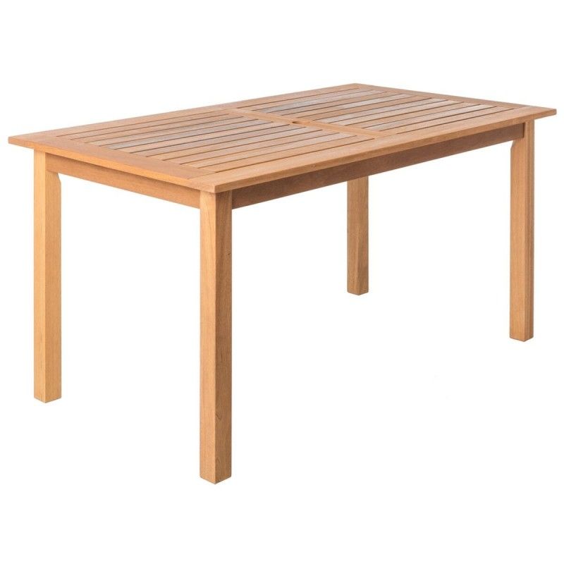 Mesa de comedor plegable de madera sostenible de acacia natural KATE