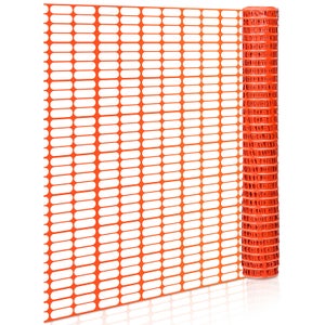 Pieds anti chute pour barrière de sécurité orange - 2 mètres