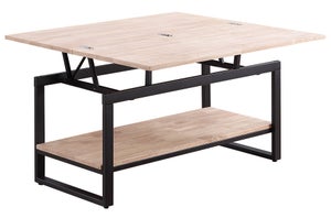 Tables design au meilleur prix, Table basse relevable extensible LIFT WOOD  wengé 110 x 70 cm