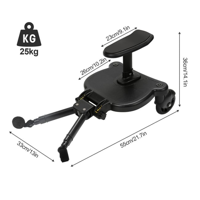 P dale de Poussette Marche Pied Poussette Planche de poussette
