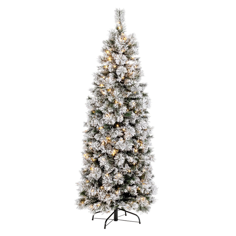 ALBERO DI NATALE 'LEON SLIM' h.240 cm - base 95 cm / 1348 rami 