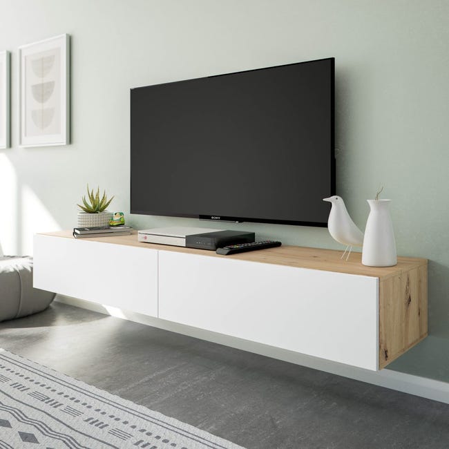 Mueble Tv Salon Colgante - Mueble De TV Flotante - Mueble De TV