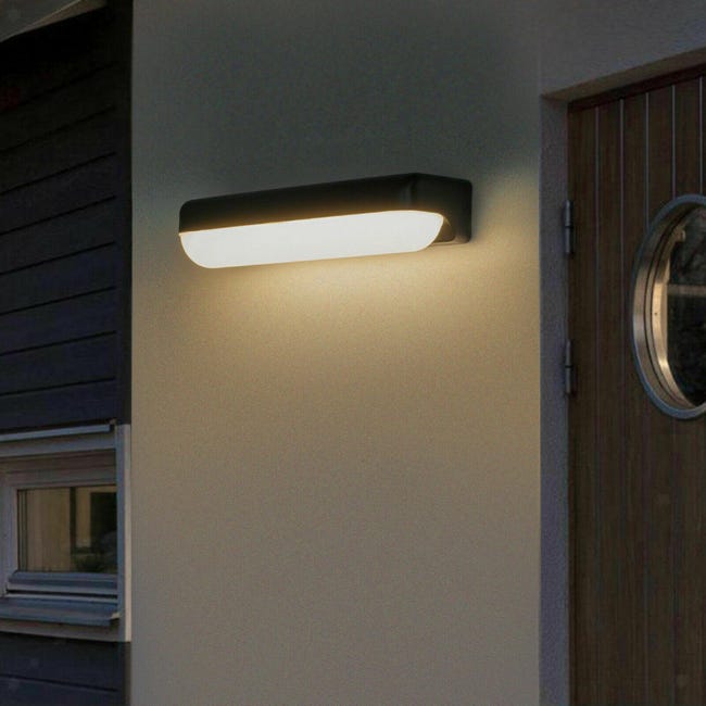Applique Led Tondo Bianco Da Parete Esterno Interno Impermeabile Lampada Luce Fredda Naturale Calda - Foto 3