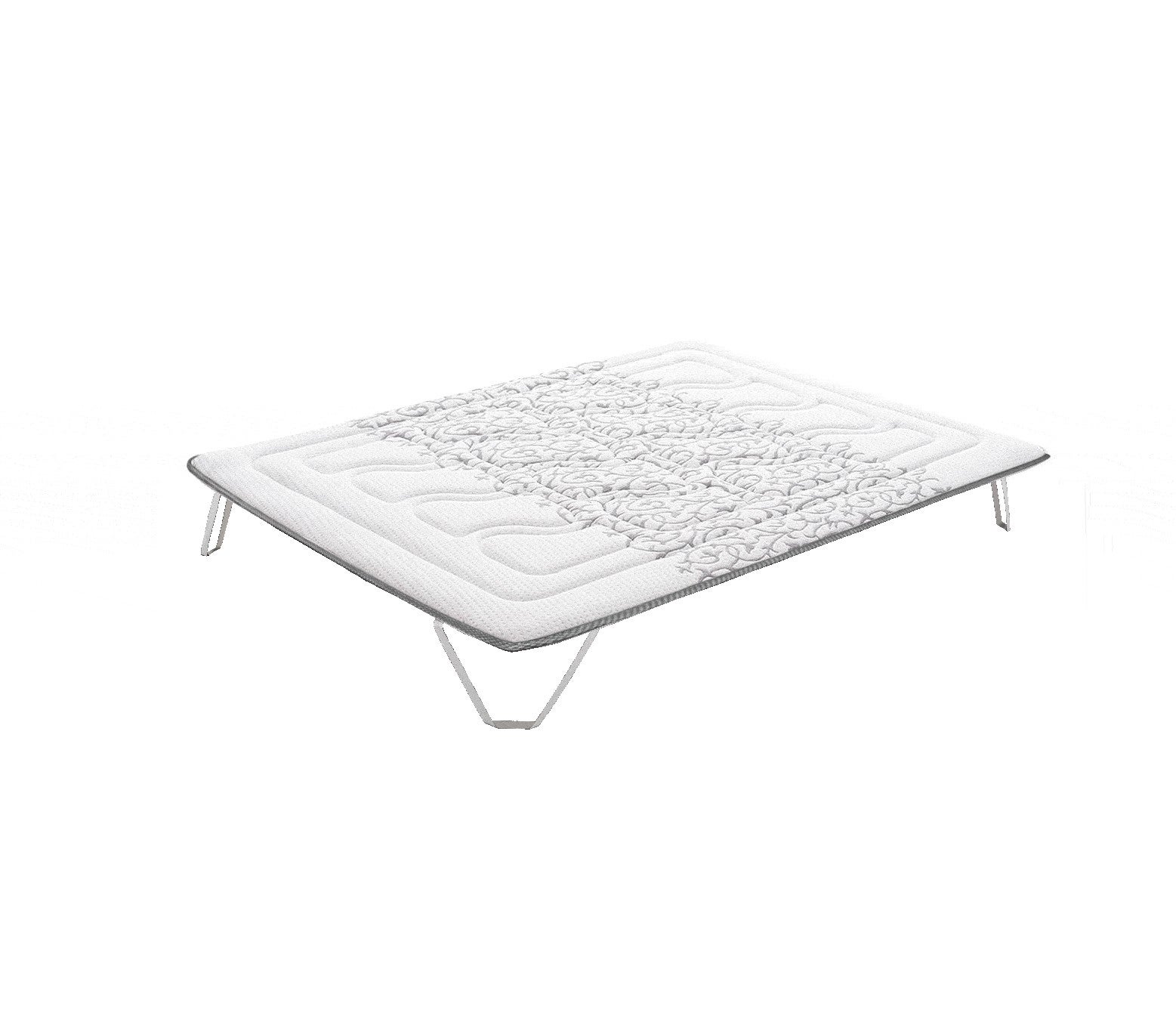 Topper sobrecolchon de 80 x 180 para cama 80 con visco gel y acolchado de espuma