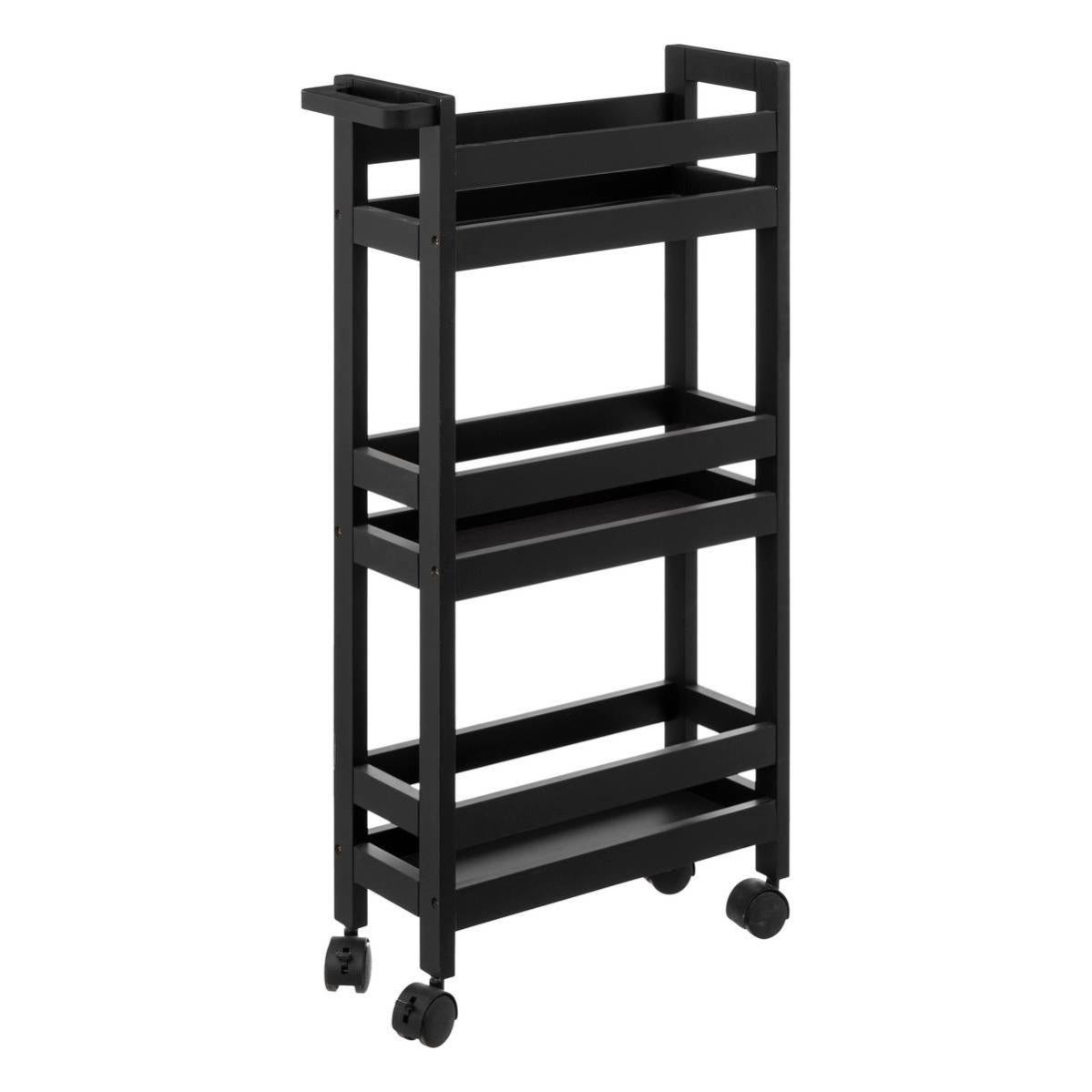 Carrello portatile multifunzione per veicoli utilitari - Carrello da cucina a 3 livelli con ruota, comodo carrello di servizio per la pulizia per ristorante, carrelli, servizio auto - Carrello in
