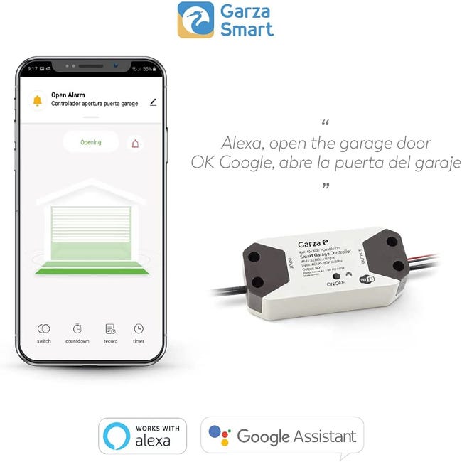 Garza Alarma Sensor WiFi Apertura Puertas Ventanas. Smart Store