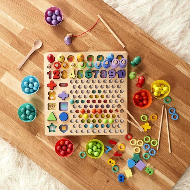 Jeu de L'oie des Mathématiques Montessori - Autre jeux éducatifs