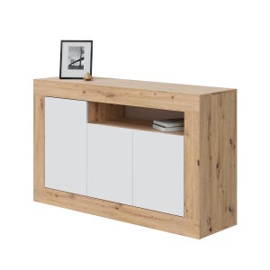 Credenza Madia Moderna Buffet da cucina Bianca 70x34x90 cm in Legno  Multistrato ITD67798 - Bianco - Shopping.com