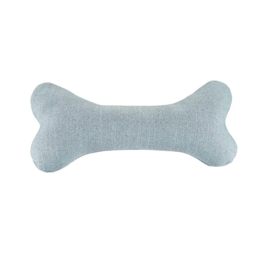 Osto - Jouet Os Pour Chien En Tissu Recyclé, Bleu Glacier, 30x15x7cm