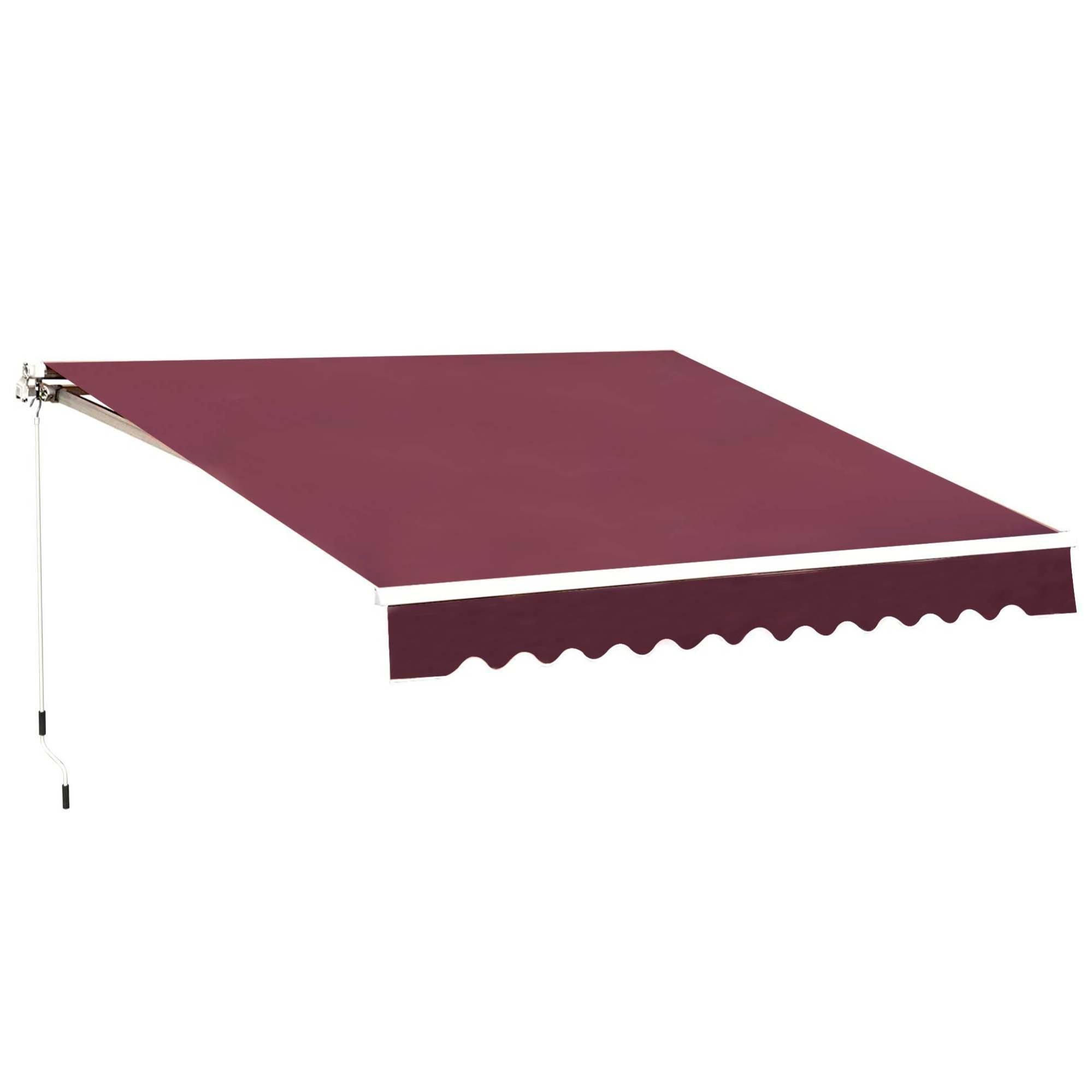Tata Home Tenda Da Sole In Poliestere 290x300 Cm Con Anelli - Colore Verde - Resistente E Antiscivolo