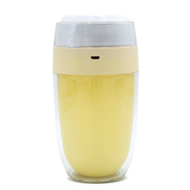 Porseme Umidificatore di aromi, 500 ml, 3D, a ultrasuoni, umidificatore silenzioso con 7 LED che cambiano colore, con timer, decorazione per casa, yoga SPA (argento Porseme Umidificatore di aromi, 500 ml, 3D, a ultrasuoni, umidificatore silenzioso con 7 LED che cambiano colore, con timer, decorazione per casa, yoga SPA (argento