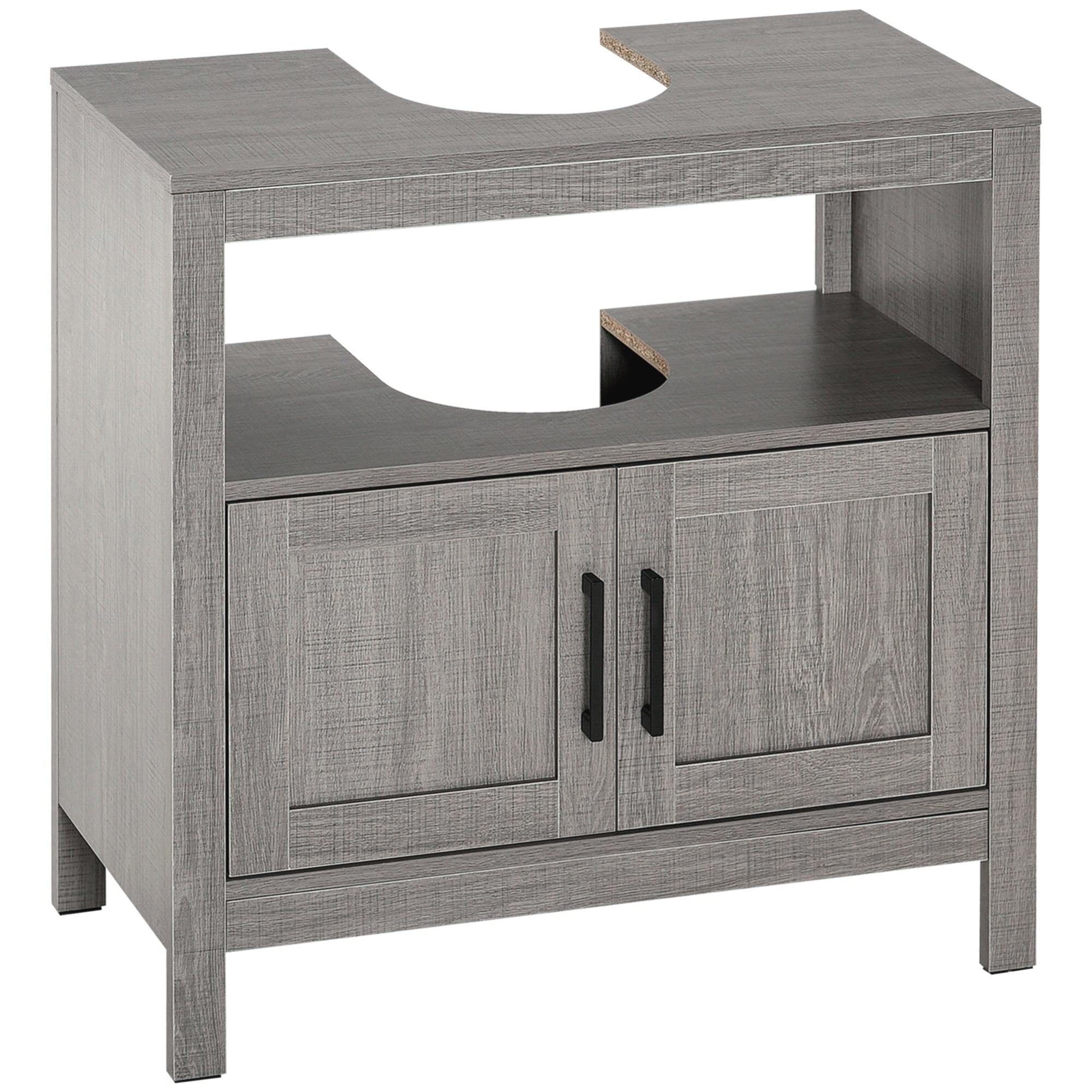 Armoire lavabo vieux bois 60x30x60 cm bois d'ingénierie | Leroy Merlin