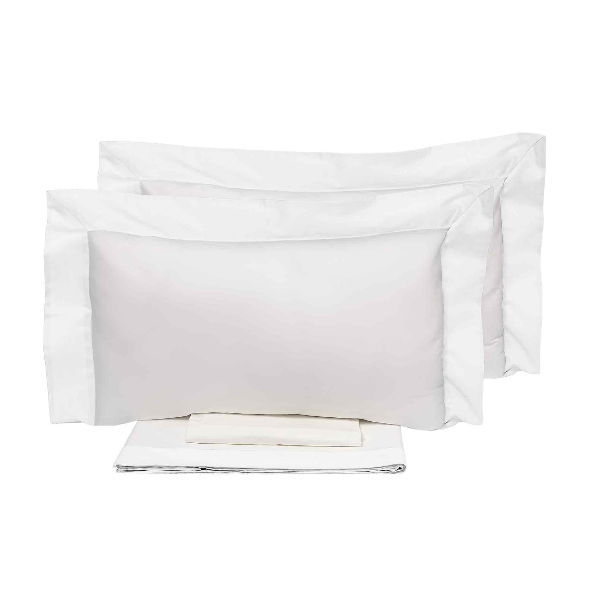 Set Lenzuola Matrimoniali Francesi In Cotone MADE IN ITALY - CUORE Queen 140-150x190 Cm - Foto 10