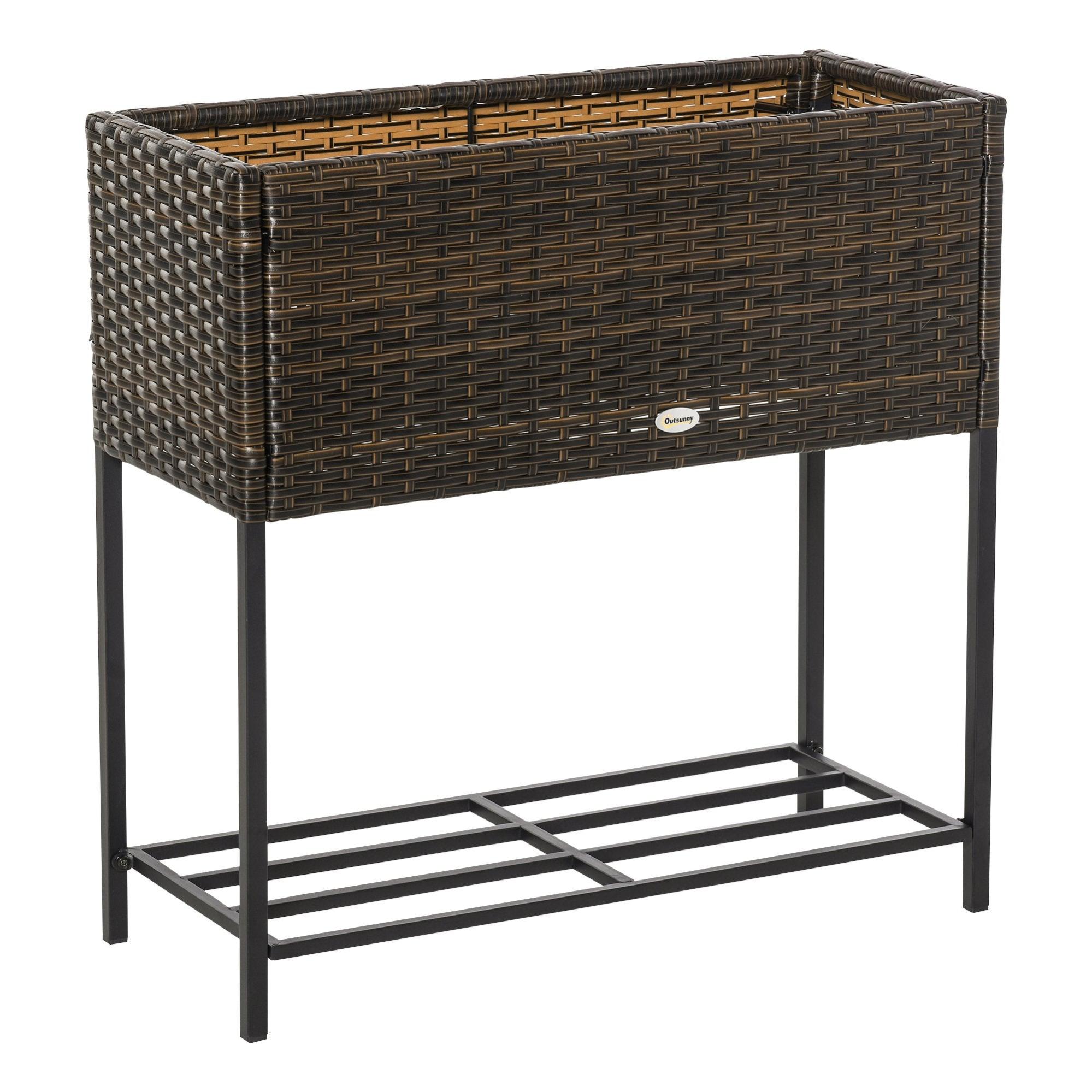 Fioriera in metallo bambù 26X26X40 Naturale | Leroy Merlin