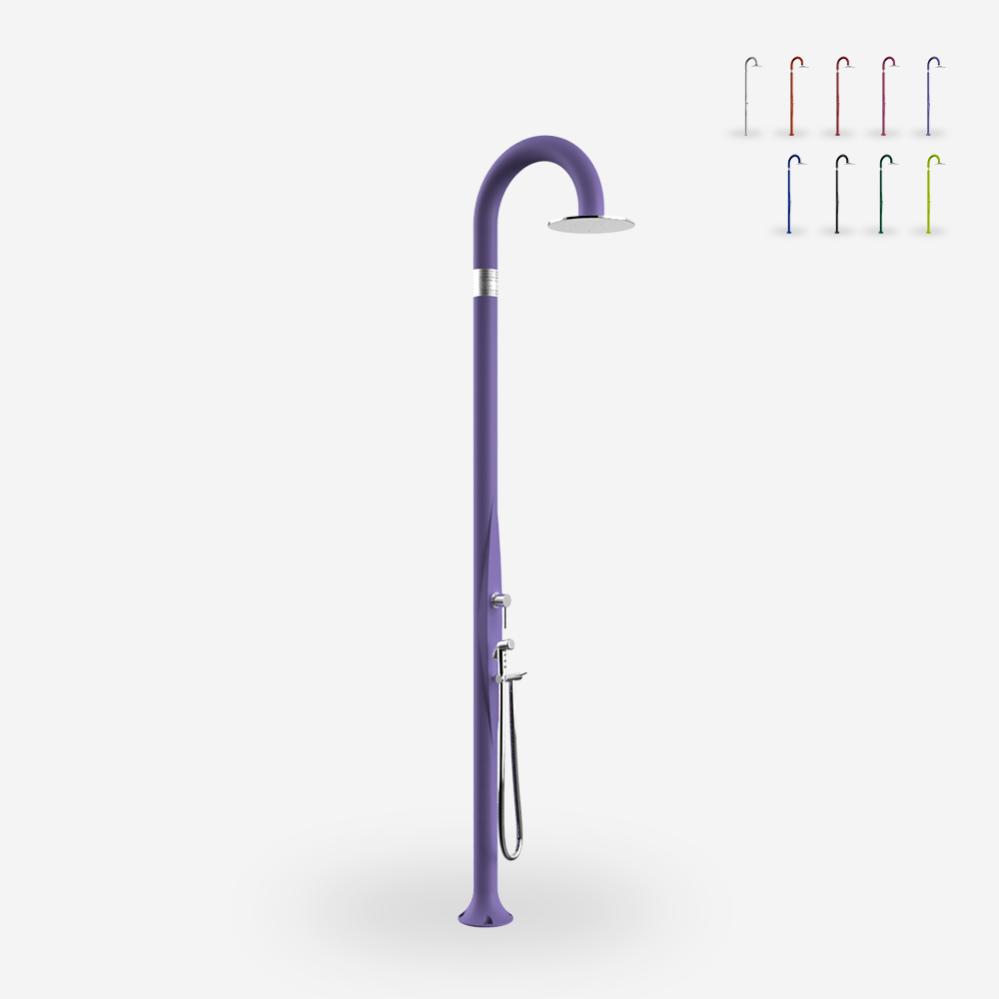 Ducha Con Mezclador Para Jardín Externo Arkema Design Funny Yin T345 - Morado