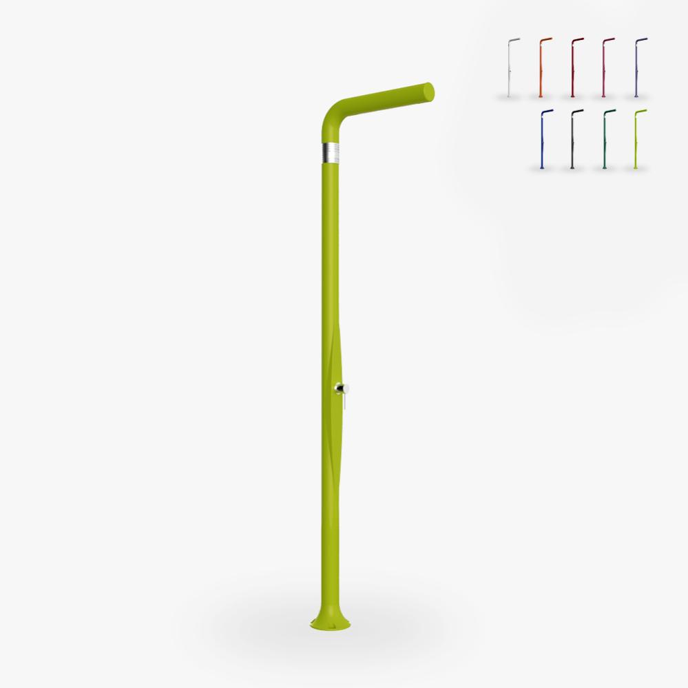 Ducha De Piscina Para Jardín Al Aire Libre Con Mezclador Moderno Arkema Design Funny Yang T205 - Verde