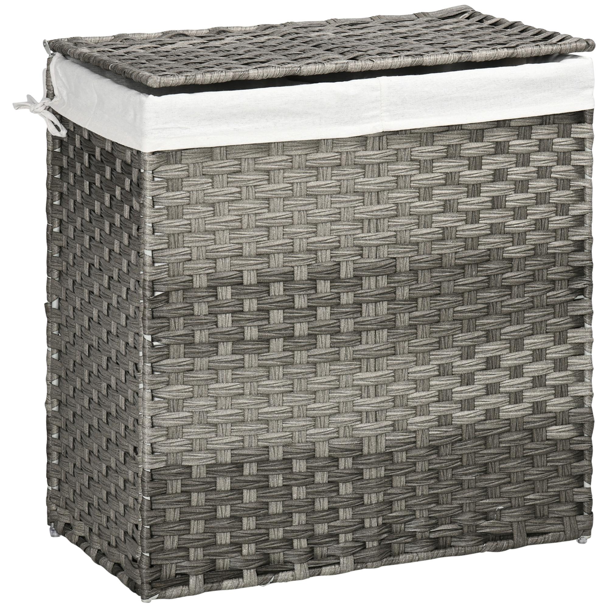 Lonbet - Cesto Portabiancheria Grande Blu - XL 100 Litri - Porta