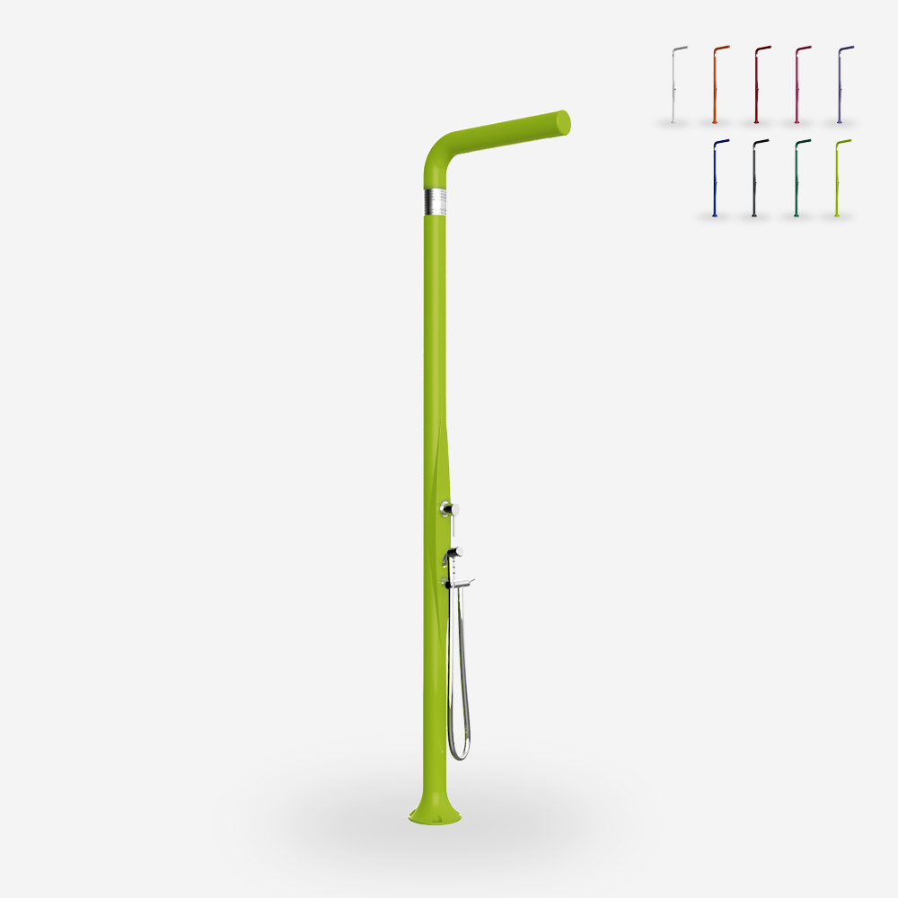 Douche extérieure de jardin au design moderne avec mitigeur Arkema