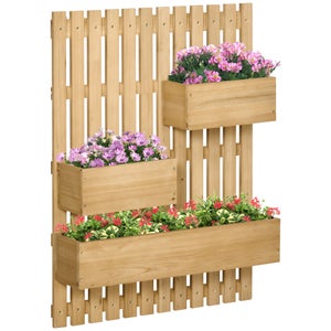 ELHO - Vaso da fiori - Vibia Campana Foret Vertical Set/3 - Antracite -  Balcone esterno - L 17,1 x P 20,7 x H 29,7 cm