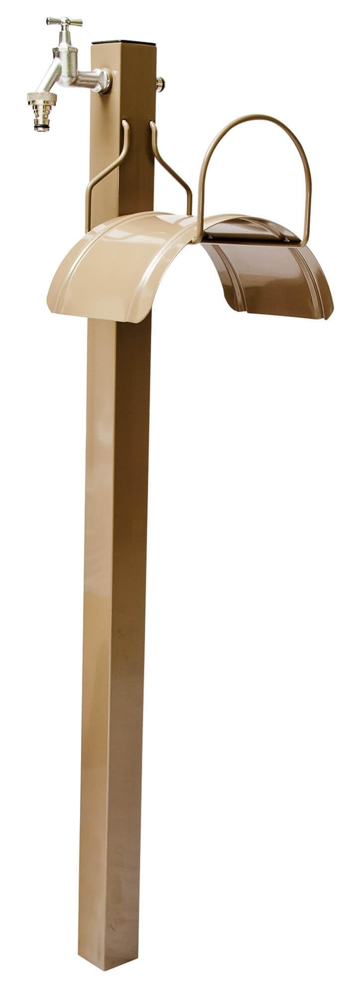 Bel-Fer Portatubo A Muro Modello 42/MU Per 20 Mt Di Tubo, Colore Antracite, Rubinetto A Sfera Con Doppia Uscita, Ideale Per Giardino - 5