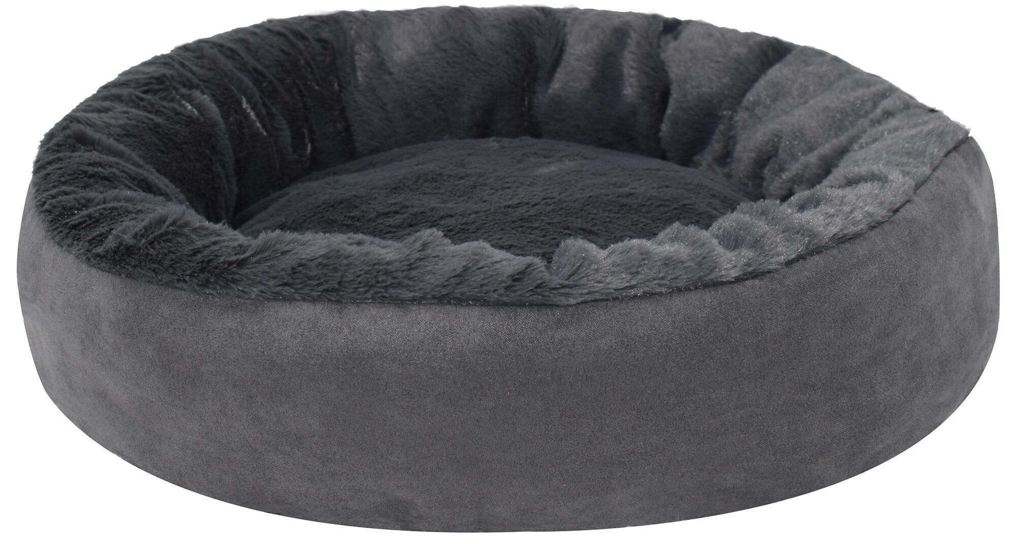 Cuccia Per Animali Sweety Rotonda - Morbida E Calda, Grigio Scuro 48x48 Cm - Foto 3