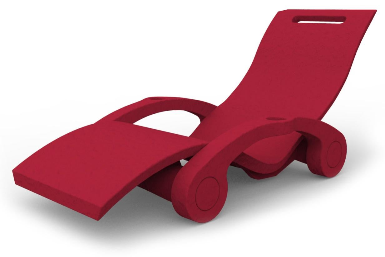Lettino Da Piscina Relax Con Scarico – Sedia A Spiaggia Per Piscine Con Fino A 22,9 Cm D'Acqua – Resistente A Cloro E Intemperie, Bianco