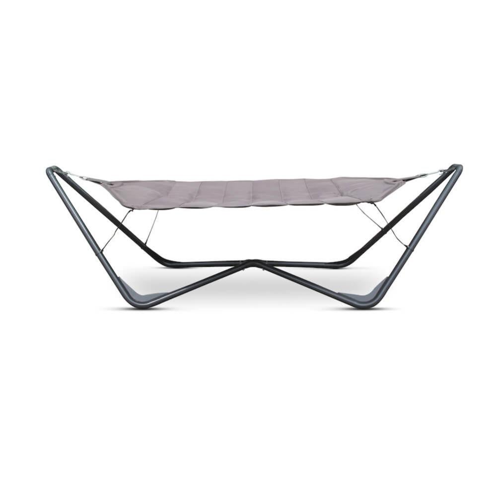 Amaca Da Giardino Con Supporto E Traverse In Legno - Portata 220kg - Telaio In Acciaio 365cm - Comoda E Resistente Per Due Persone - 5