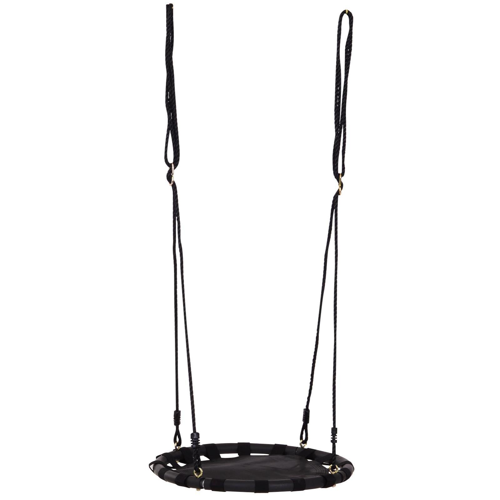 Altalena A Nido DICE Nera 100 Cm - Foto 3