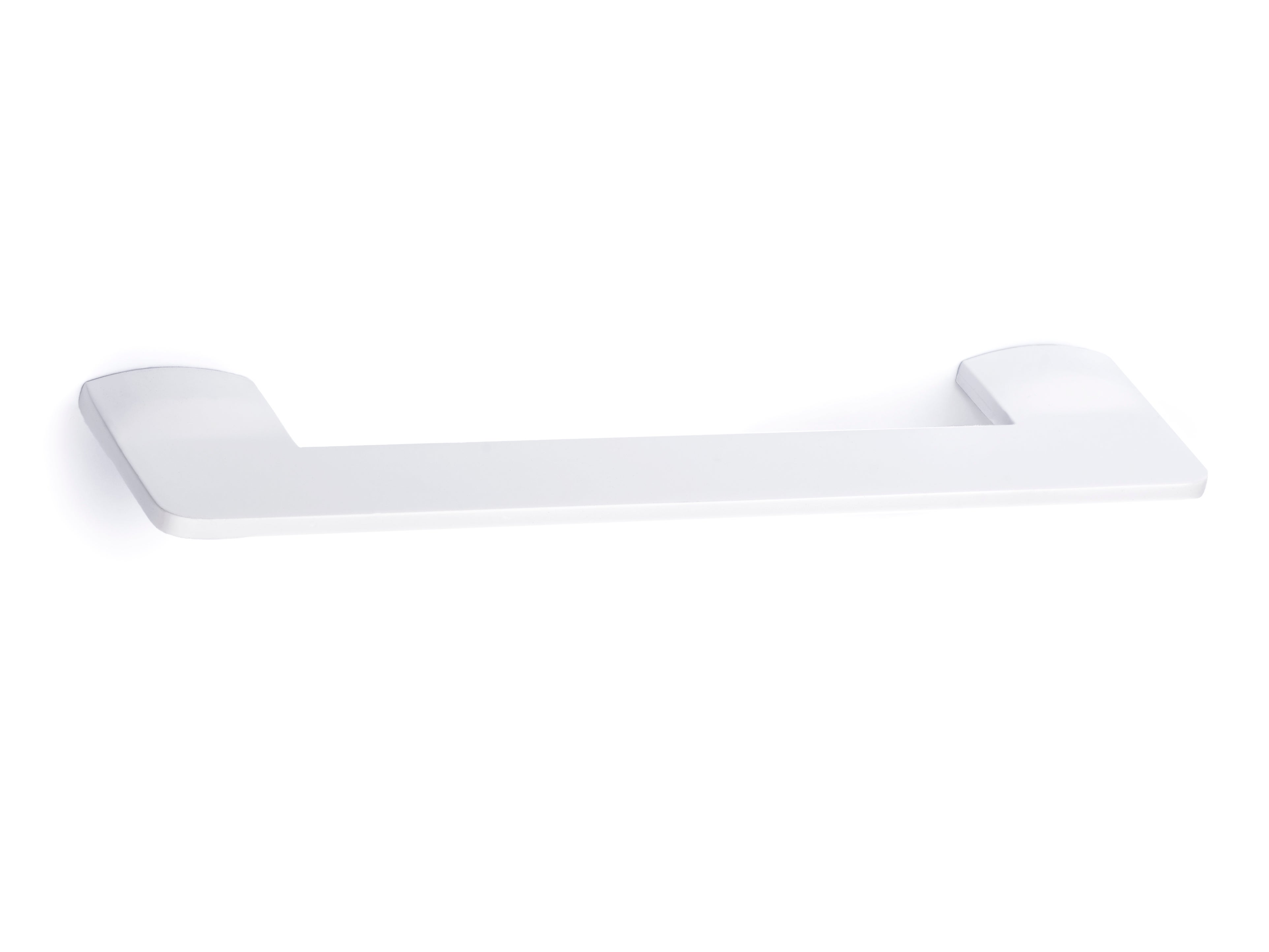 Poignée en Zamak, finition blanc mat, dimensions: 190x40x10mm et ...