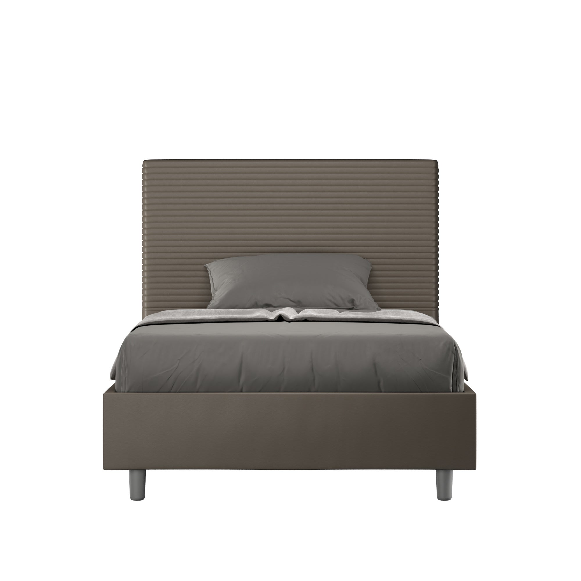 864 - Letto cameretta 120x190 1piazza e mezza con testate personalizzabili.  Rete inclusa