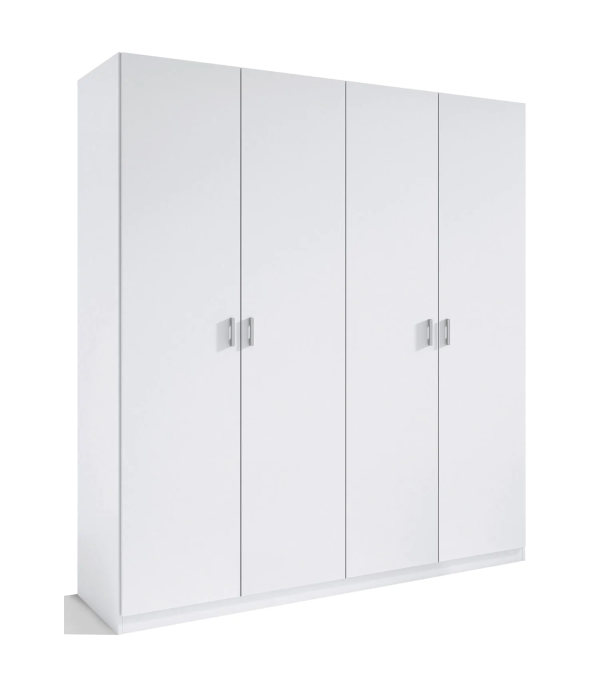 Armario 4 puertas abatibles blanco 180 cm(alto)160 cm(ancho)50 cm(fondo)